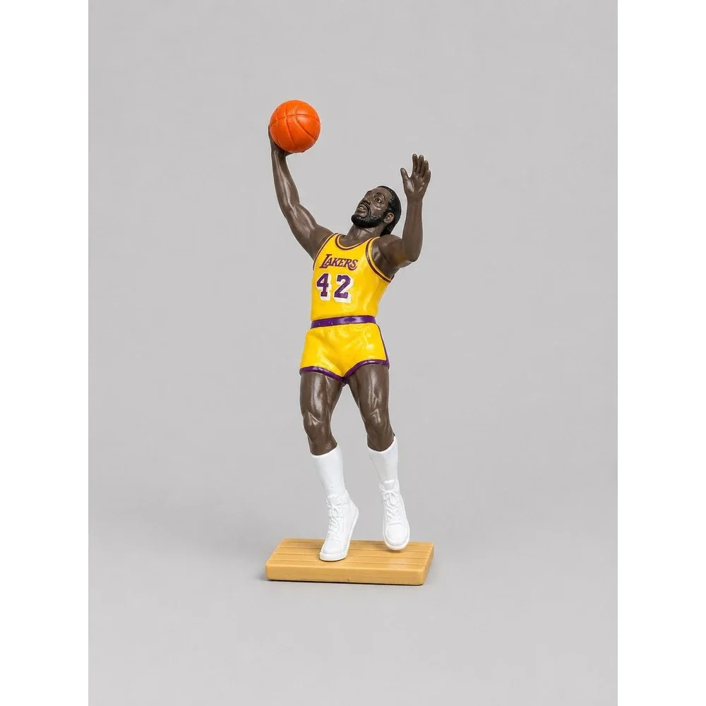 Vintage James Worthy Los Angeles Lakers NBA Action Figure #42 Slam Dunk Pose